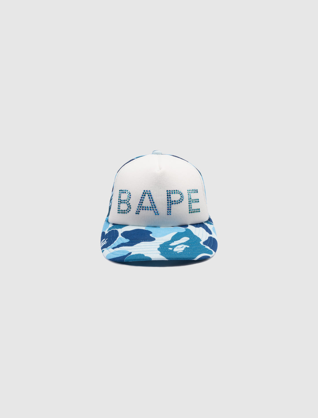CRYSTAL MESH CAP "BLUE"