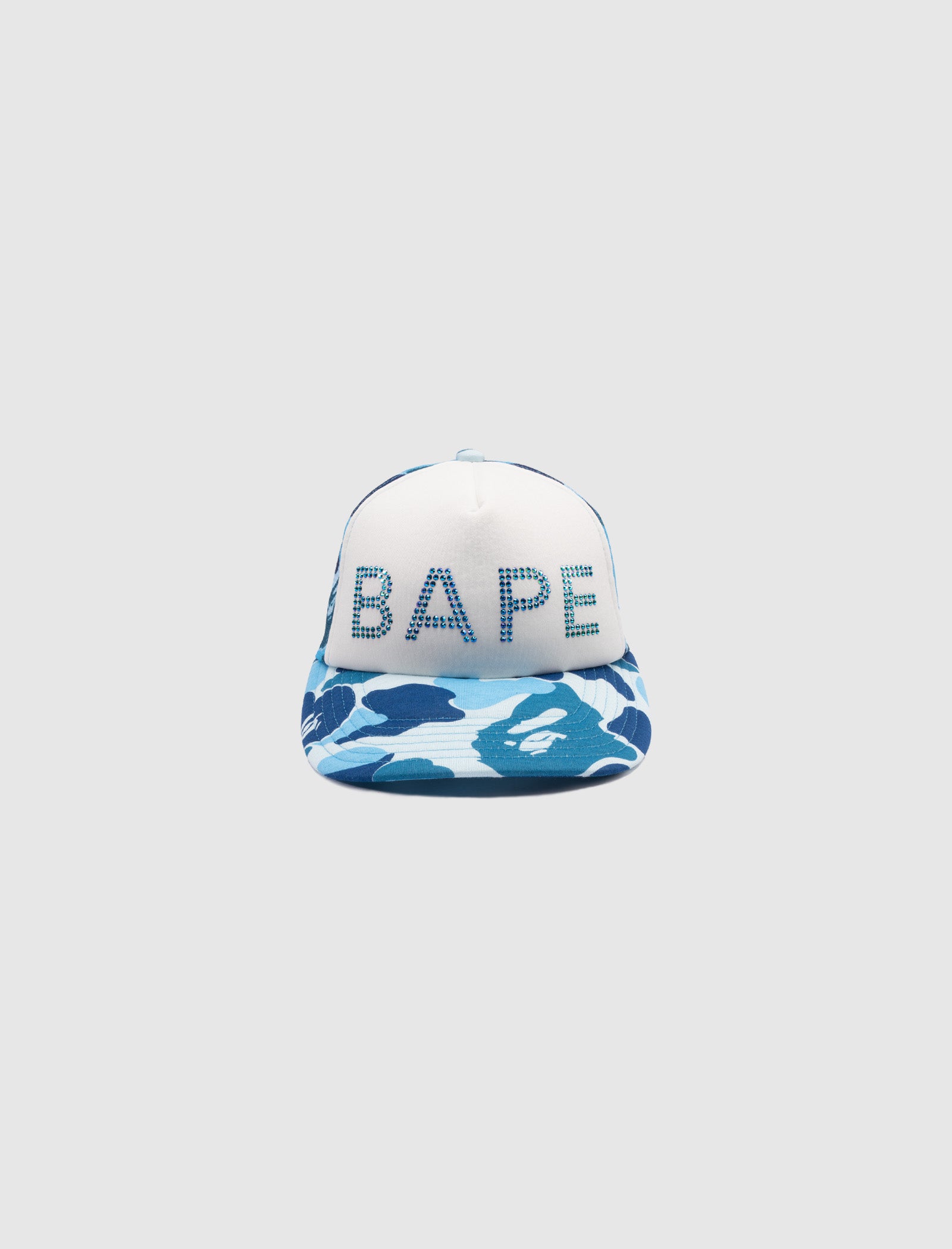CRYSTAL MESH CAP "BLUE"