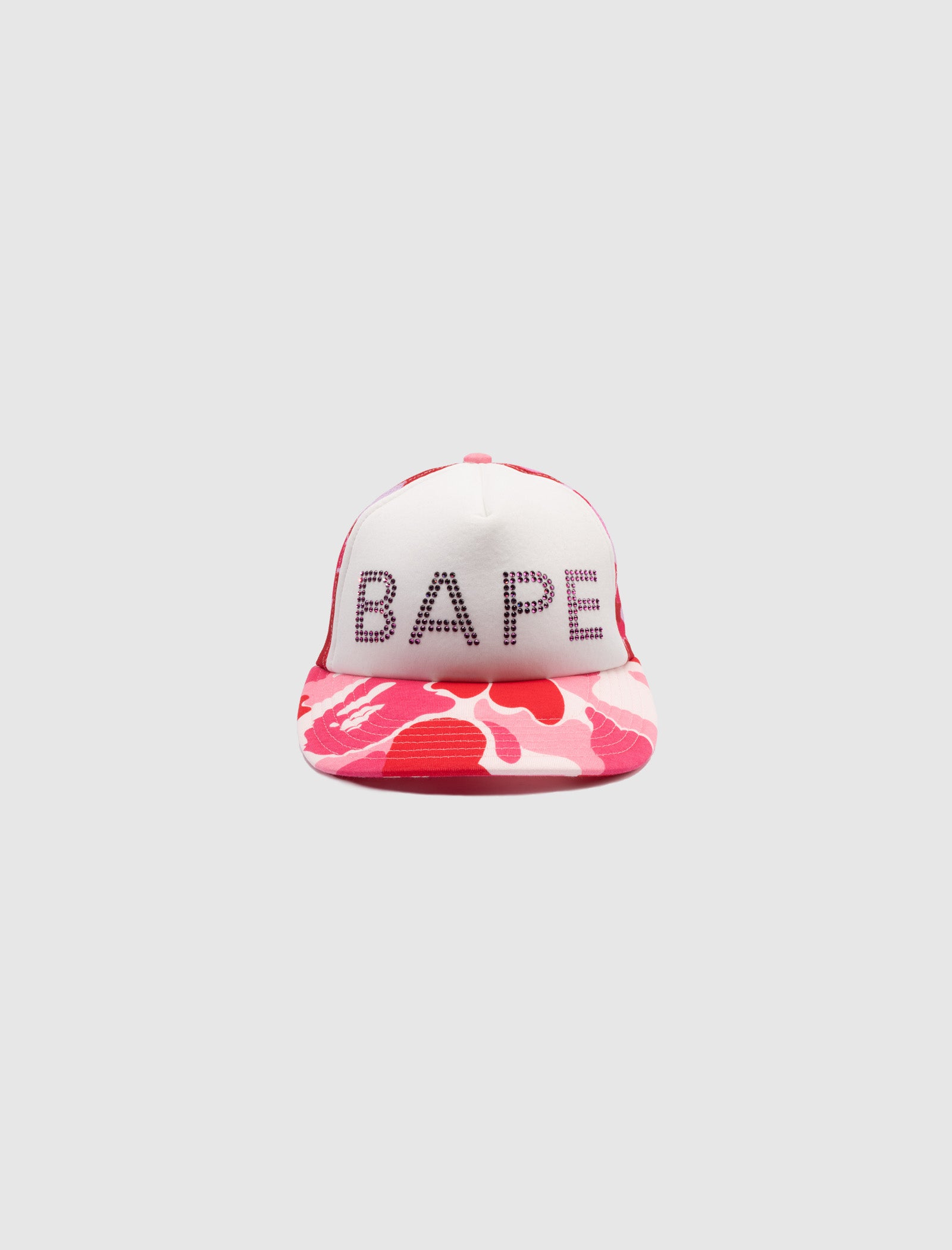 CRYSTAL MESH CAP "PINK"