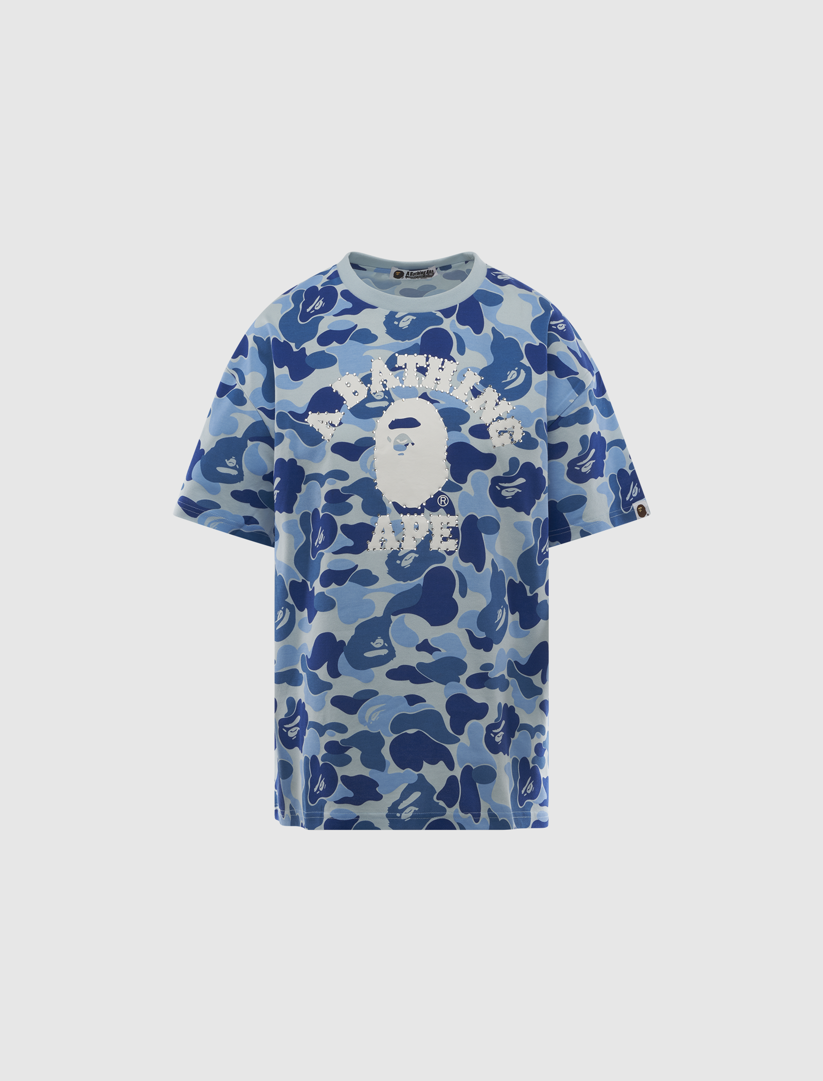 ABC CAMO CRYSTAL STONE OVERSIZED TEE