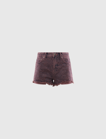 VINTAGE WASHED COLLEGE SWEAT SHORTS