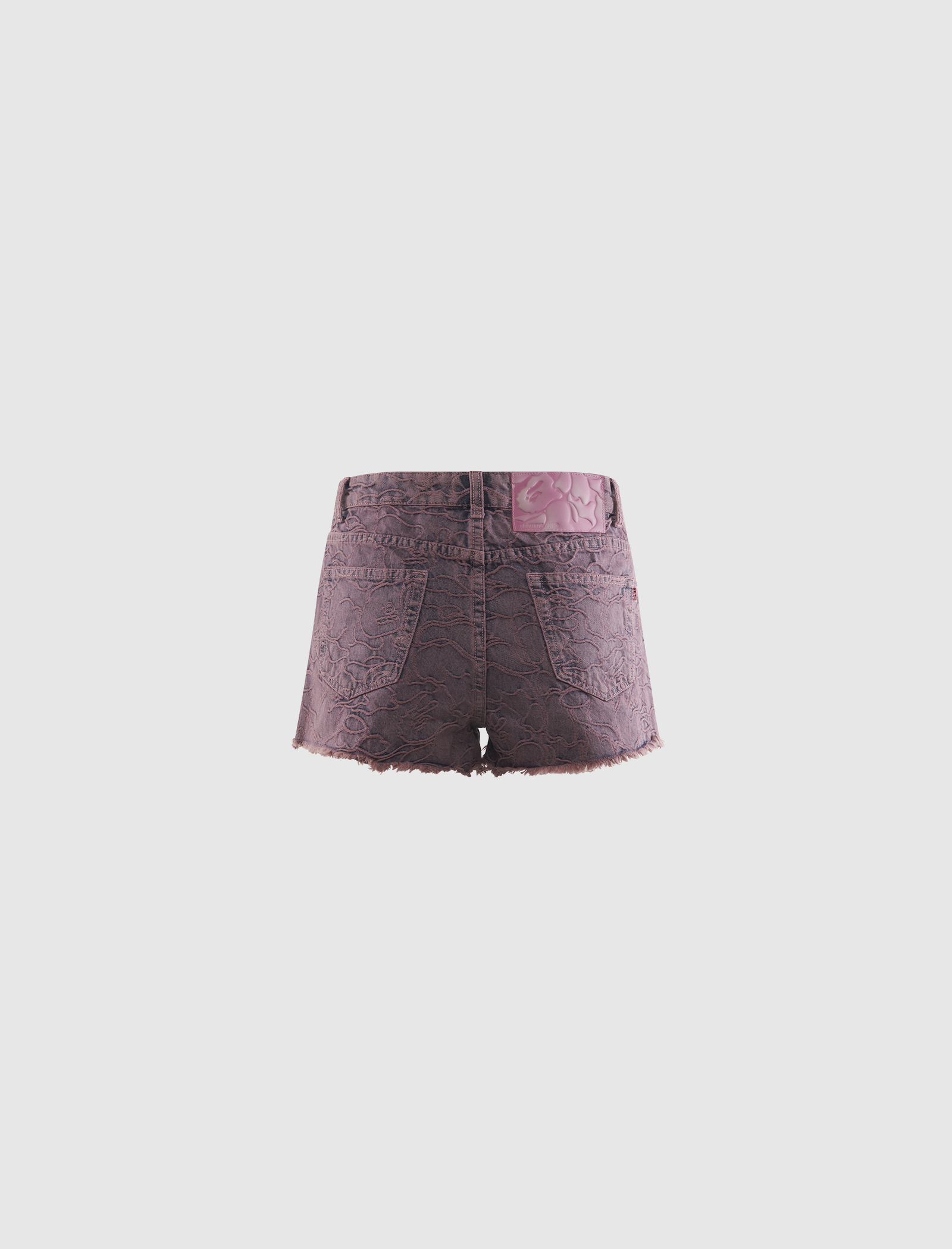 LINE CAMO DENIM SHORTS
