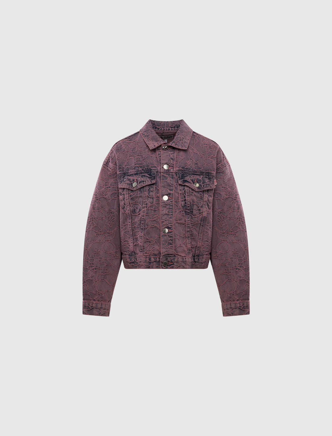 LINE CAMO DENIM JACKET