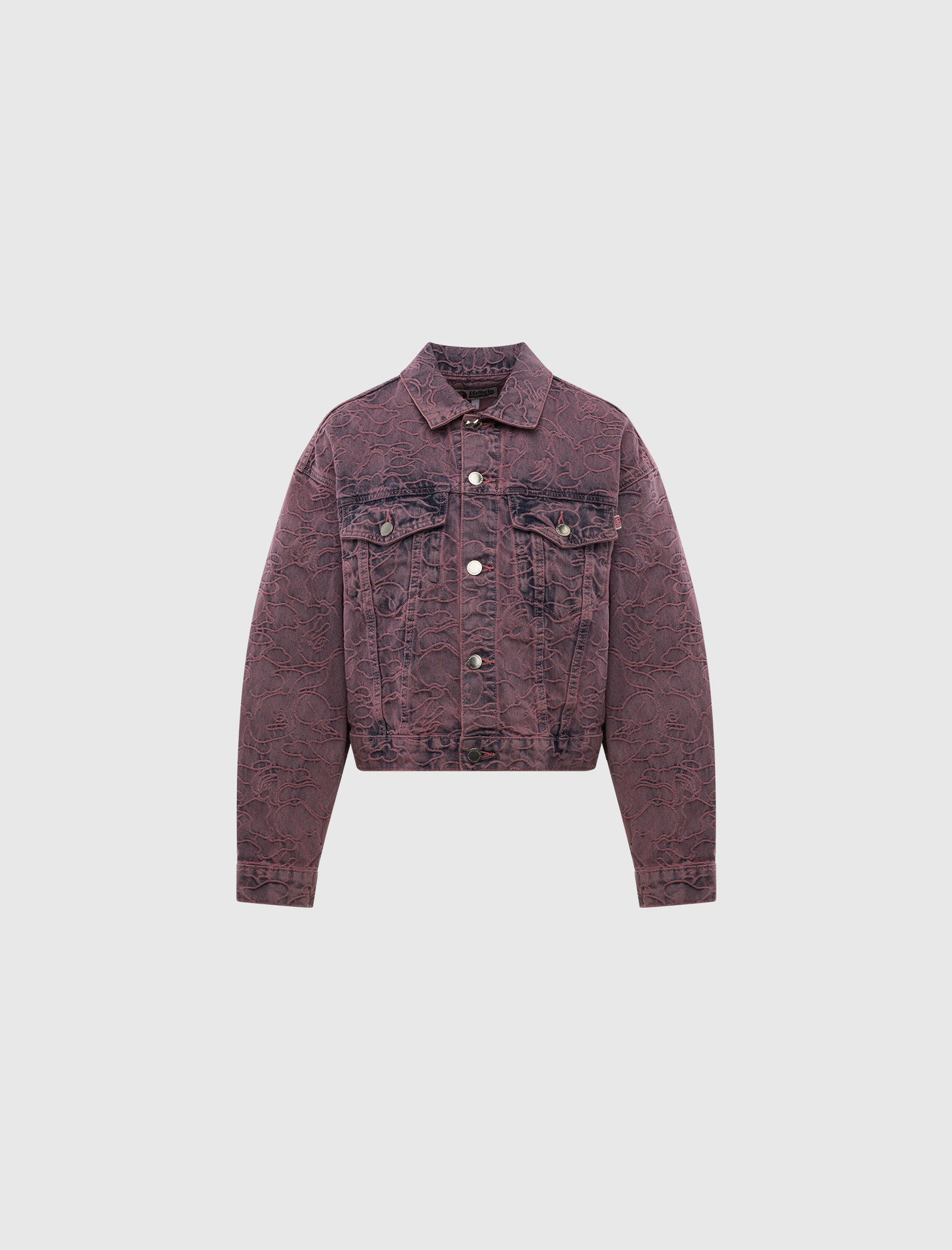 LINE CAMO DENIM JACKET