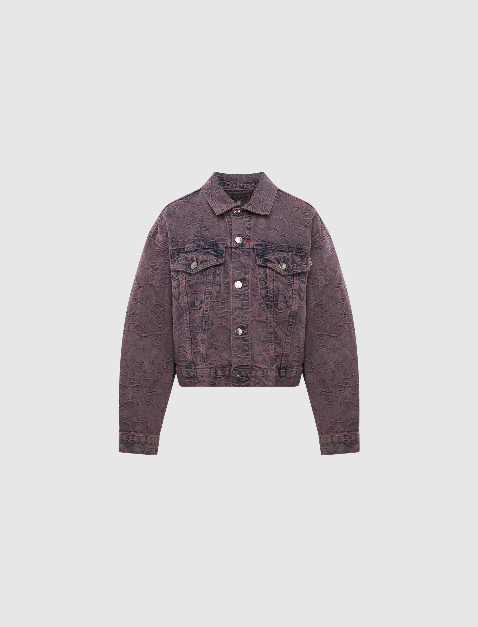LINE CAMO DENIM JACKET