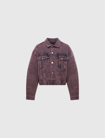 LINE CAMO DENIM JACKET