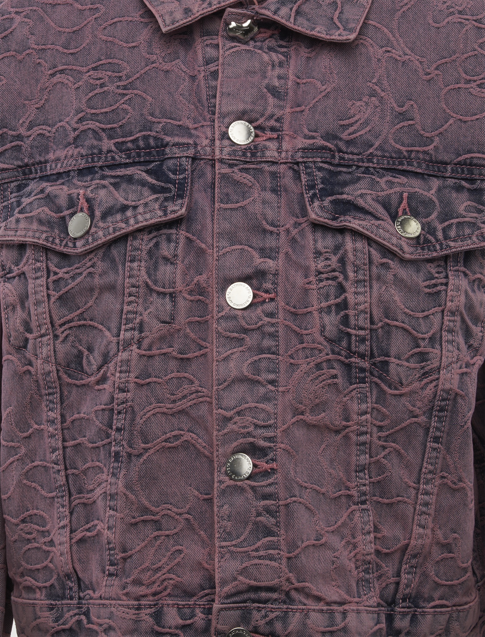 LINE CAMO DENIM JACKET