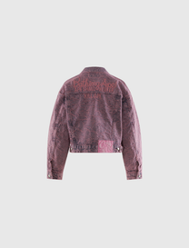 LINE CAMO DENIM JACKET