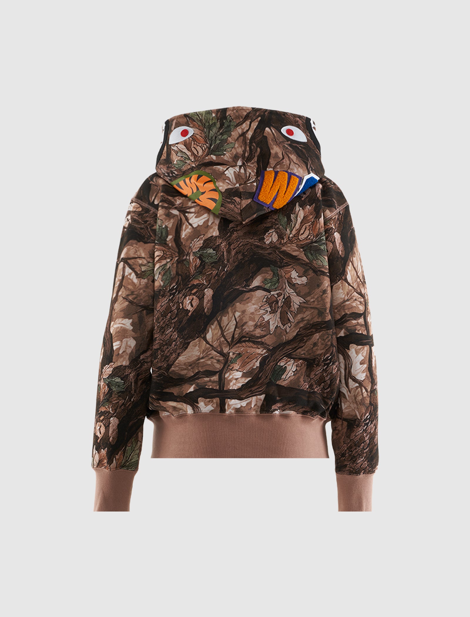 CAMO SHARK ZIP HOODIE