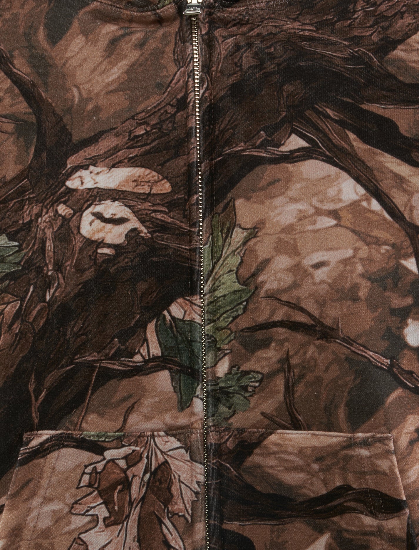 CAMO SHARK ZIP HOODIE