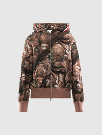 CAMO SHARK ZIP HOODIE