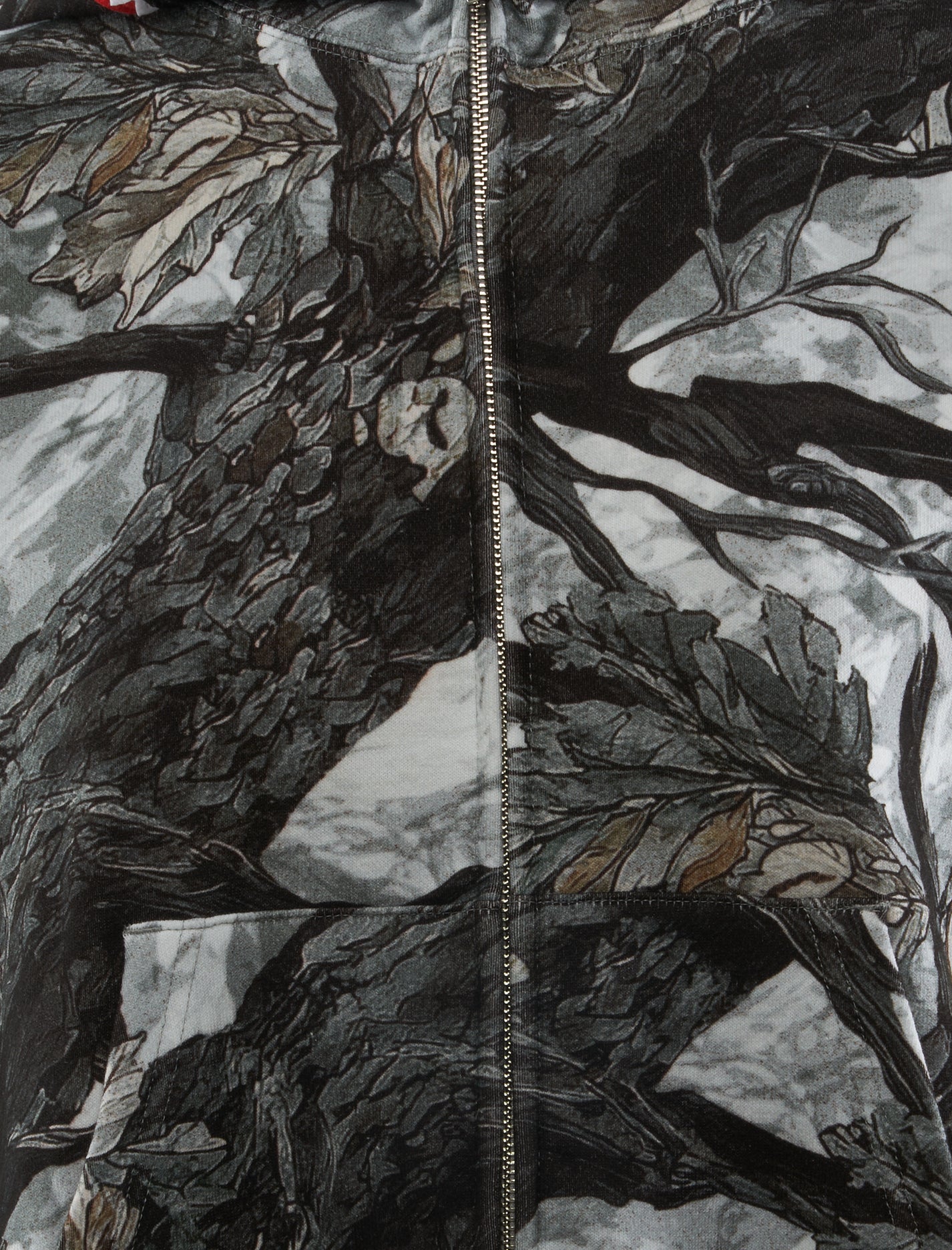 CAMO SHARK ZIP HOODIE