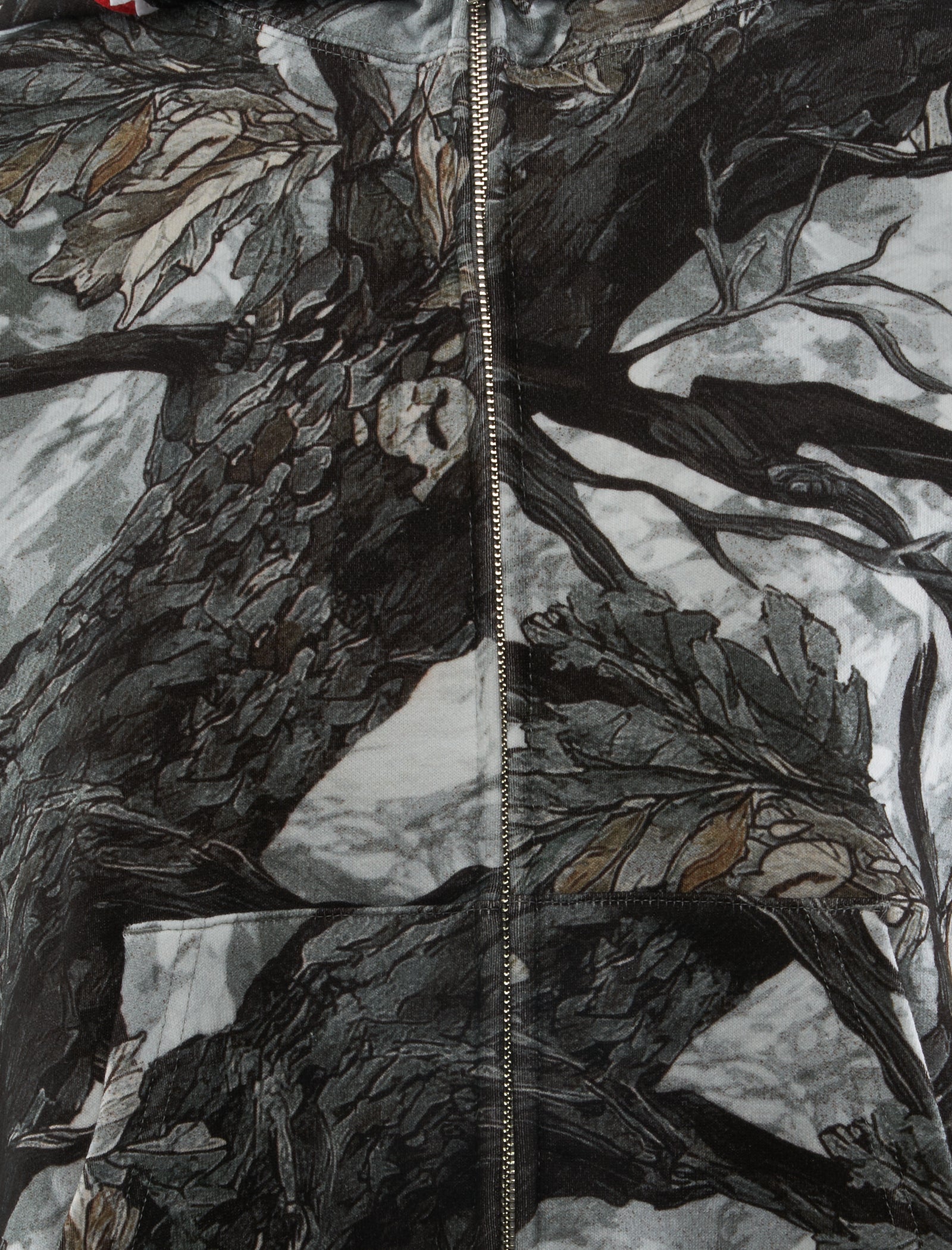 CAMO SHARK ZIP HOODIE