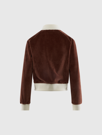 VELOUR TRACK JACKET