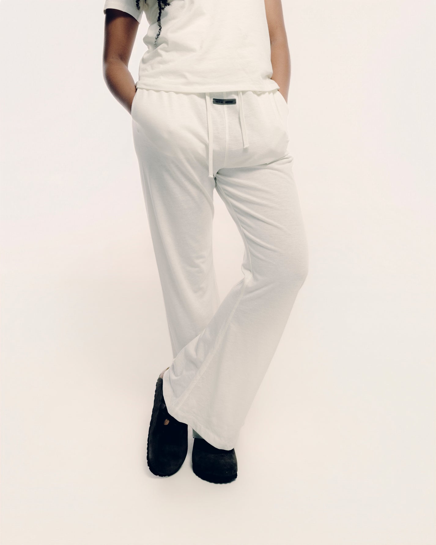 JERSEY FLARE SWEATPANTS