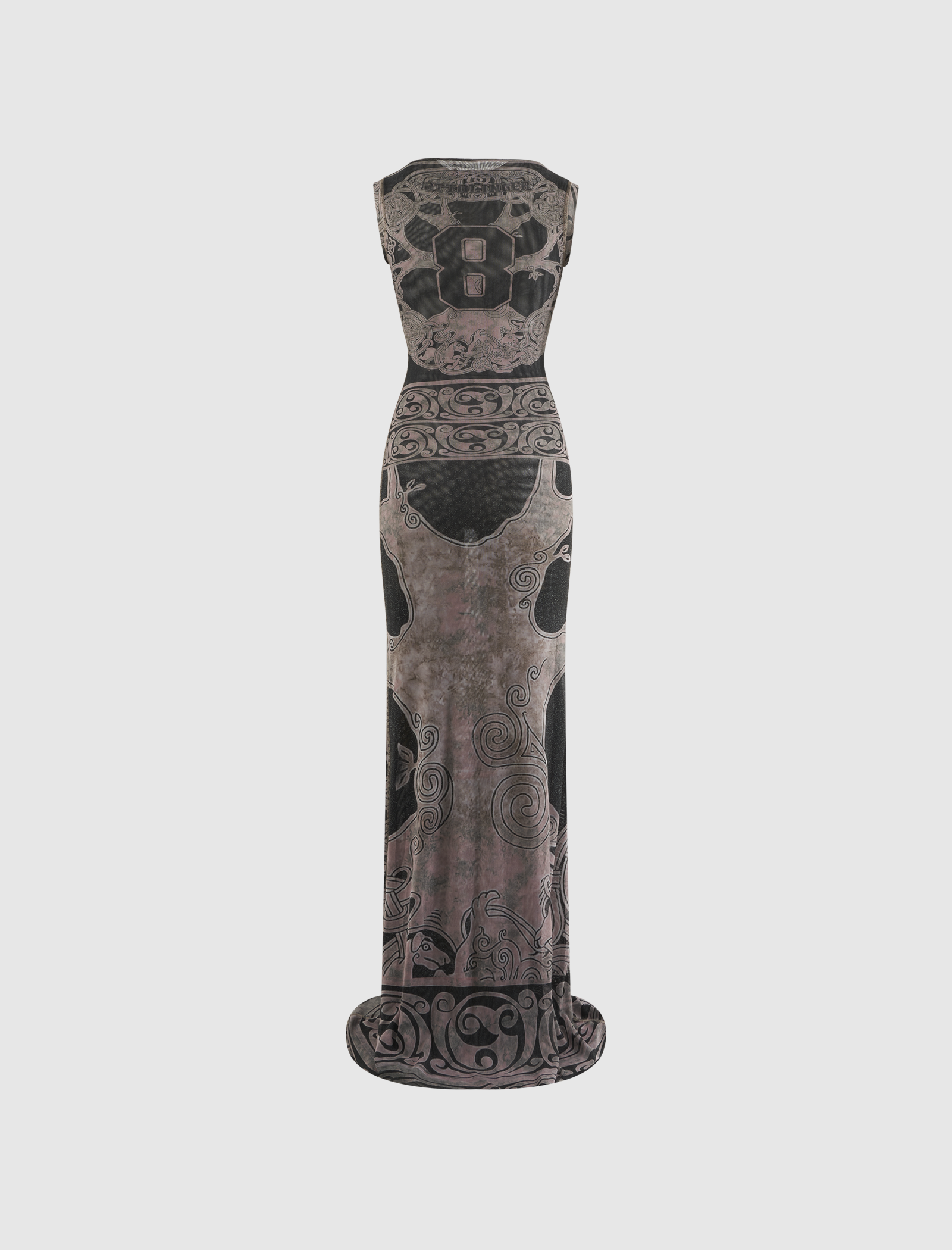 MESH MAXI GOWN