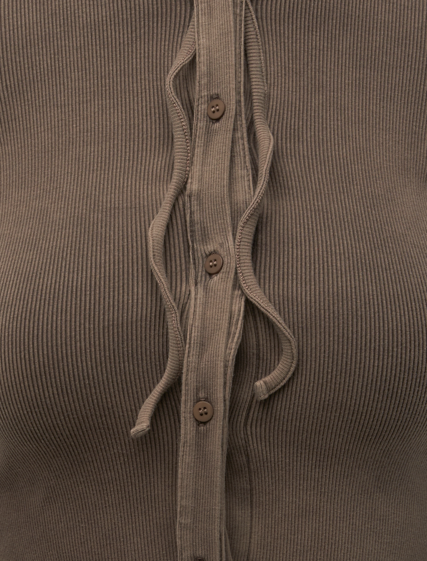 DOUBLE CLOSURE CARDIGAN