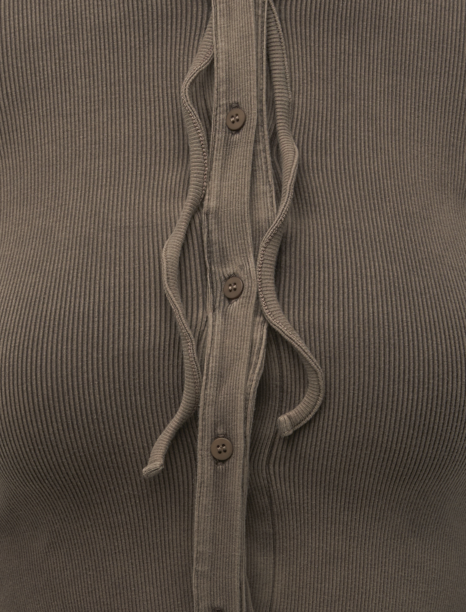 DOUBLE CLOSURE CARDIGAN