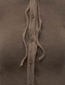 DOUBLE CLOSURE CARDIGAN