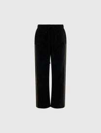 SUEDE FLEECE SIGNATURE RELAXED PANT