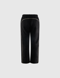 SUEDE FLEECE SIGNATURE RELAXED PANT