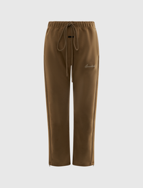 SUEDE FLEECE SIGNATURE RELAXED PANT