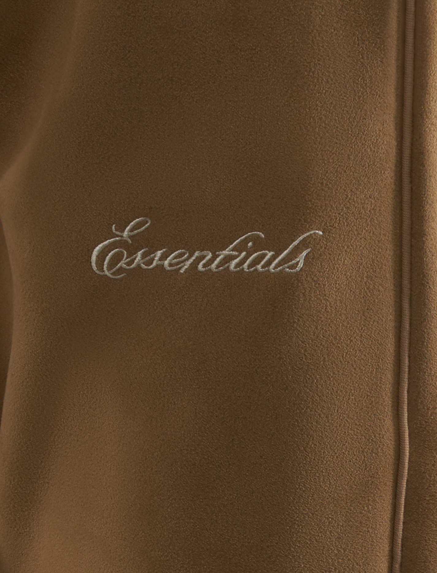 SUEDE FLEECE SIGNATURE RELAXED PANT