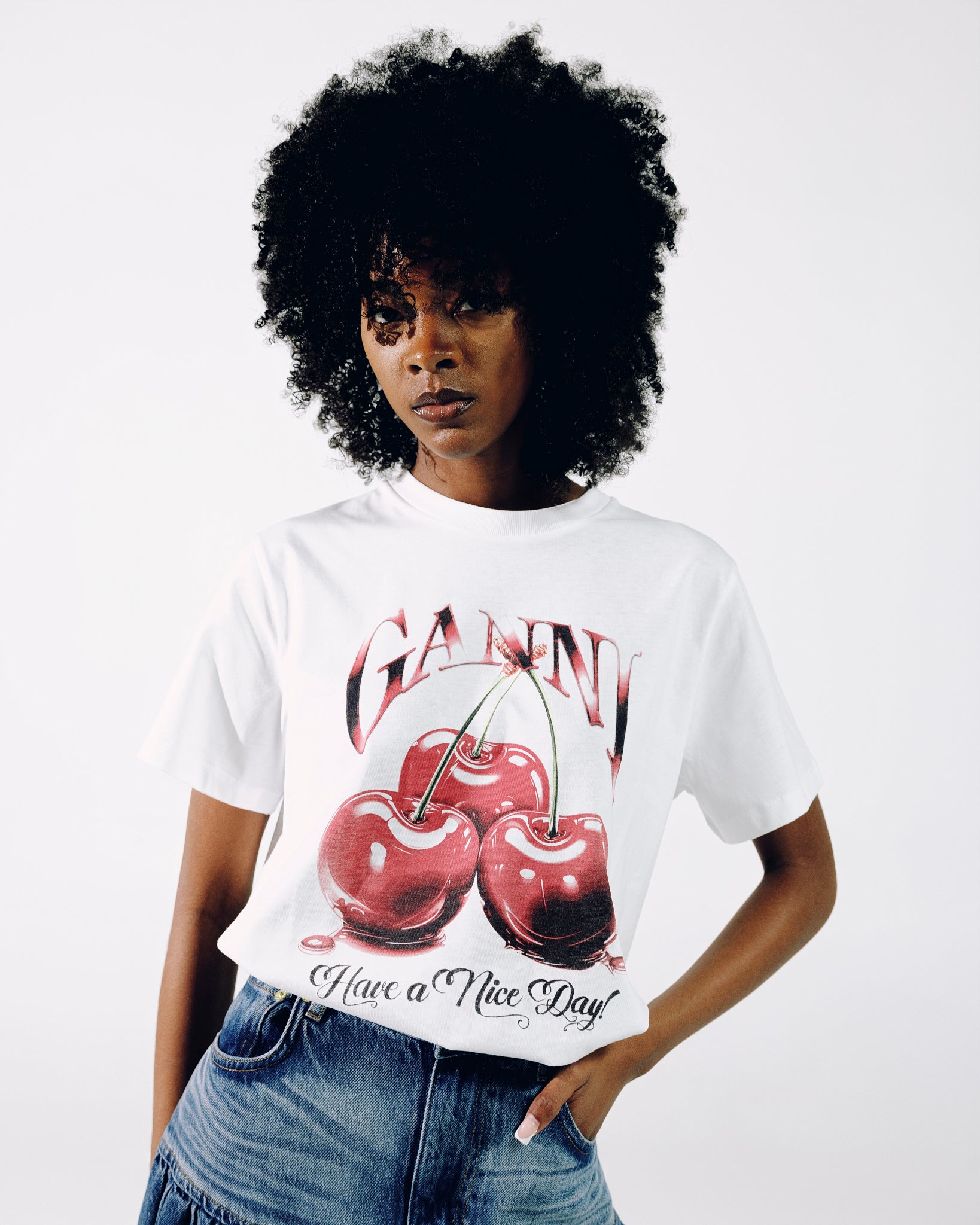CHERRY RELAXED TEE