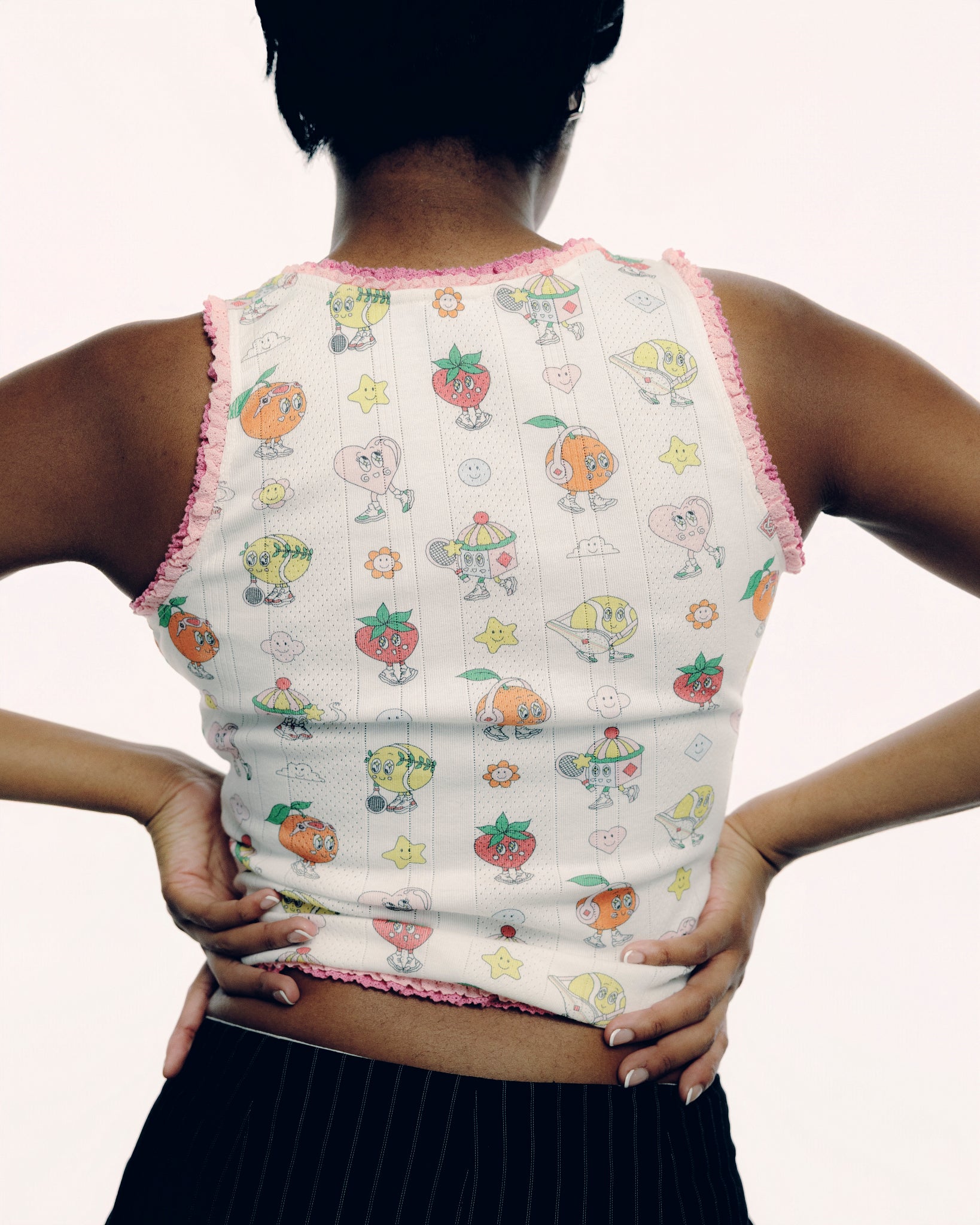 FRILL TANK TOP