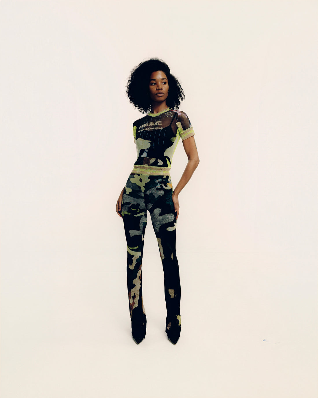 CAMO MESH PANTS