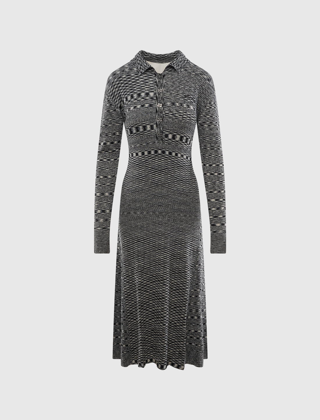 SPACEDYED KNIT DRESS