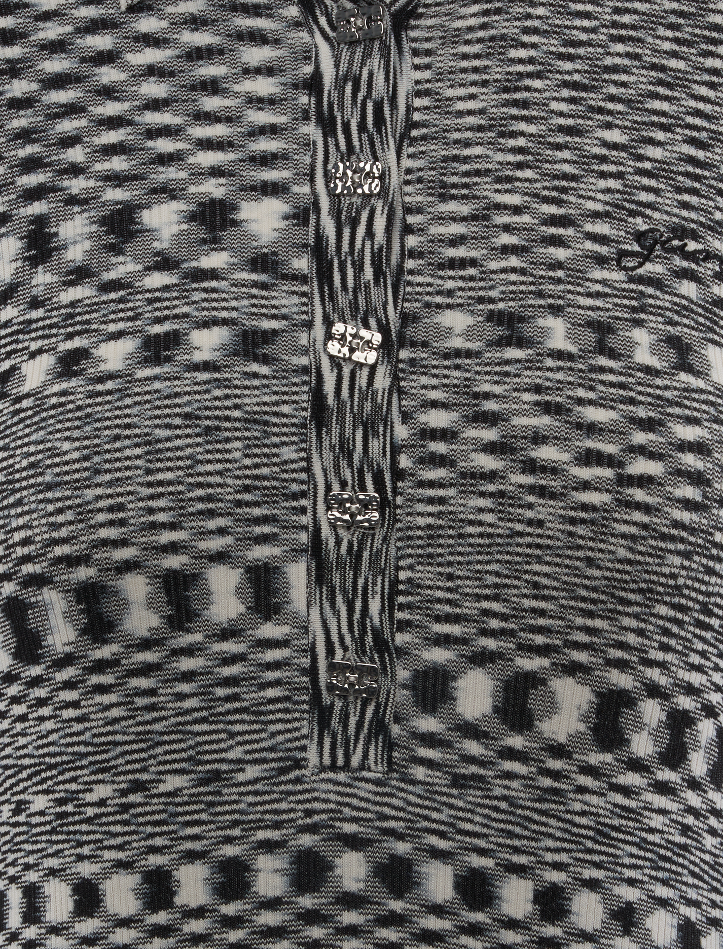 SPACEDYED KNIT DRESS