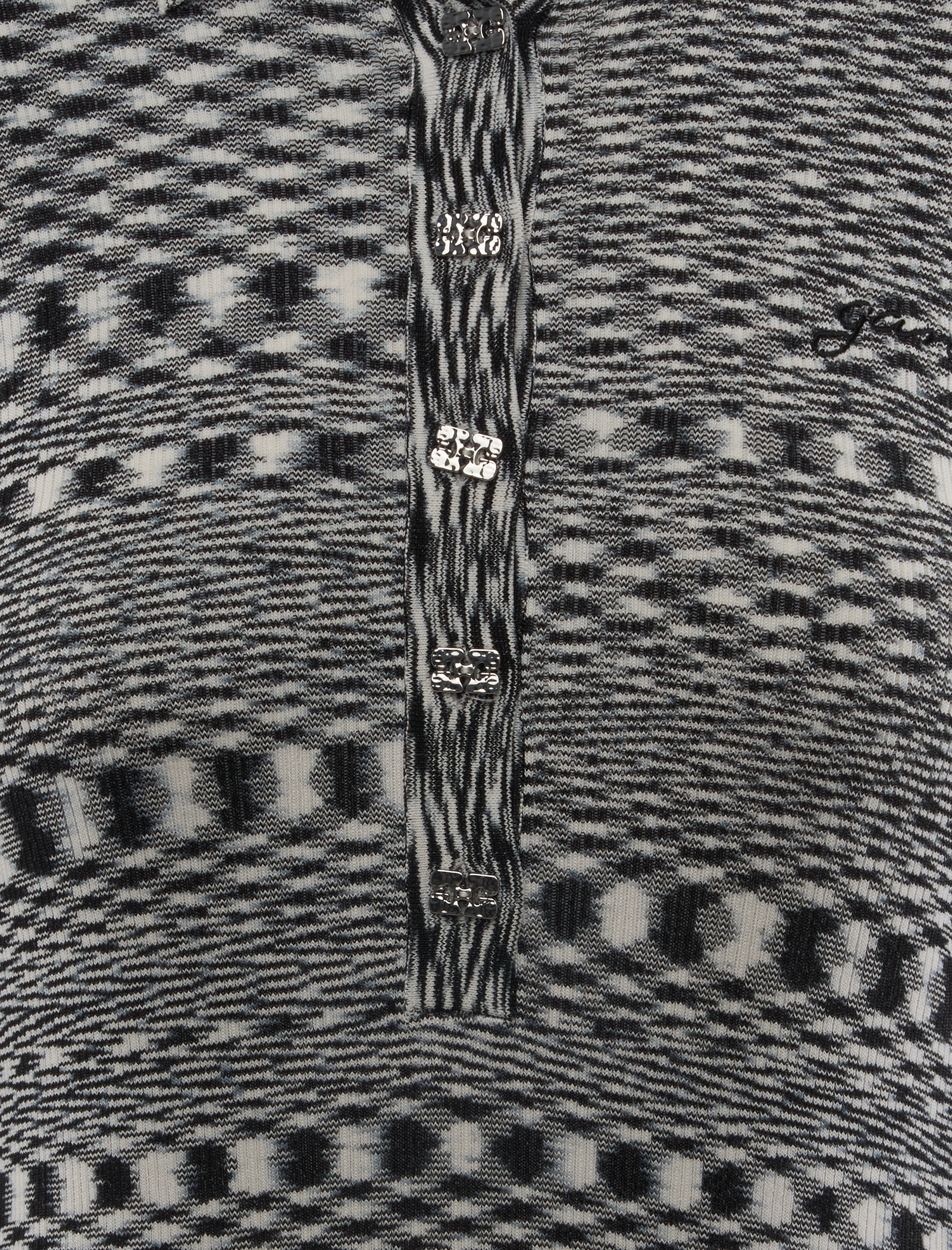 SPACEDYED KNIT DRESS