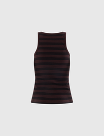 STRIPE RIB TANK TOP