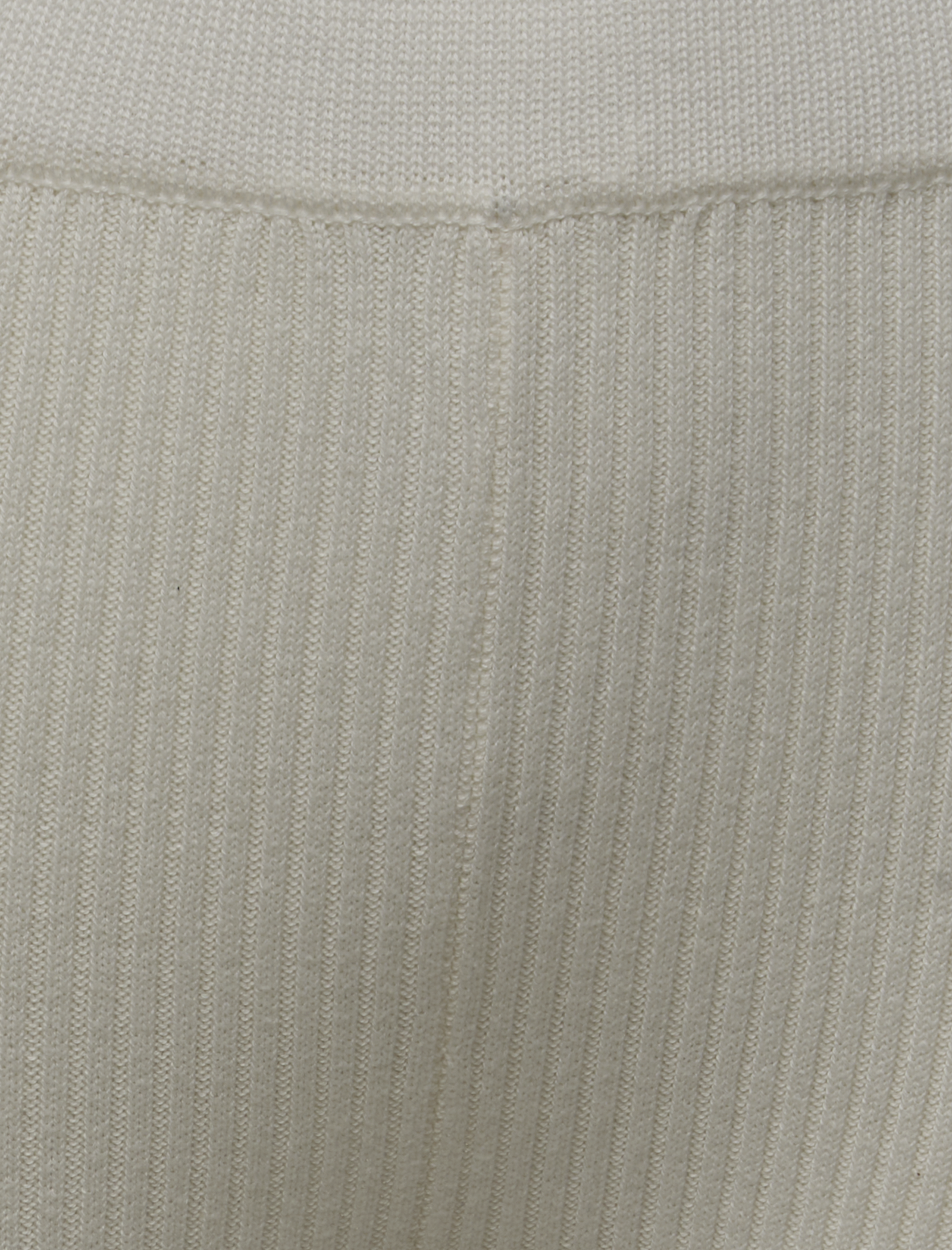 FINE COTTON RIB CROCHET PANTS