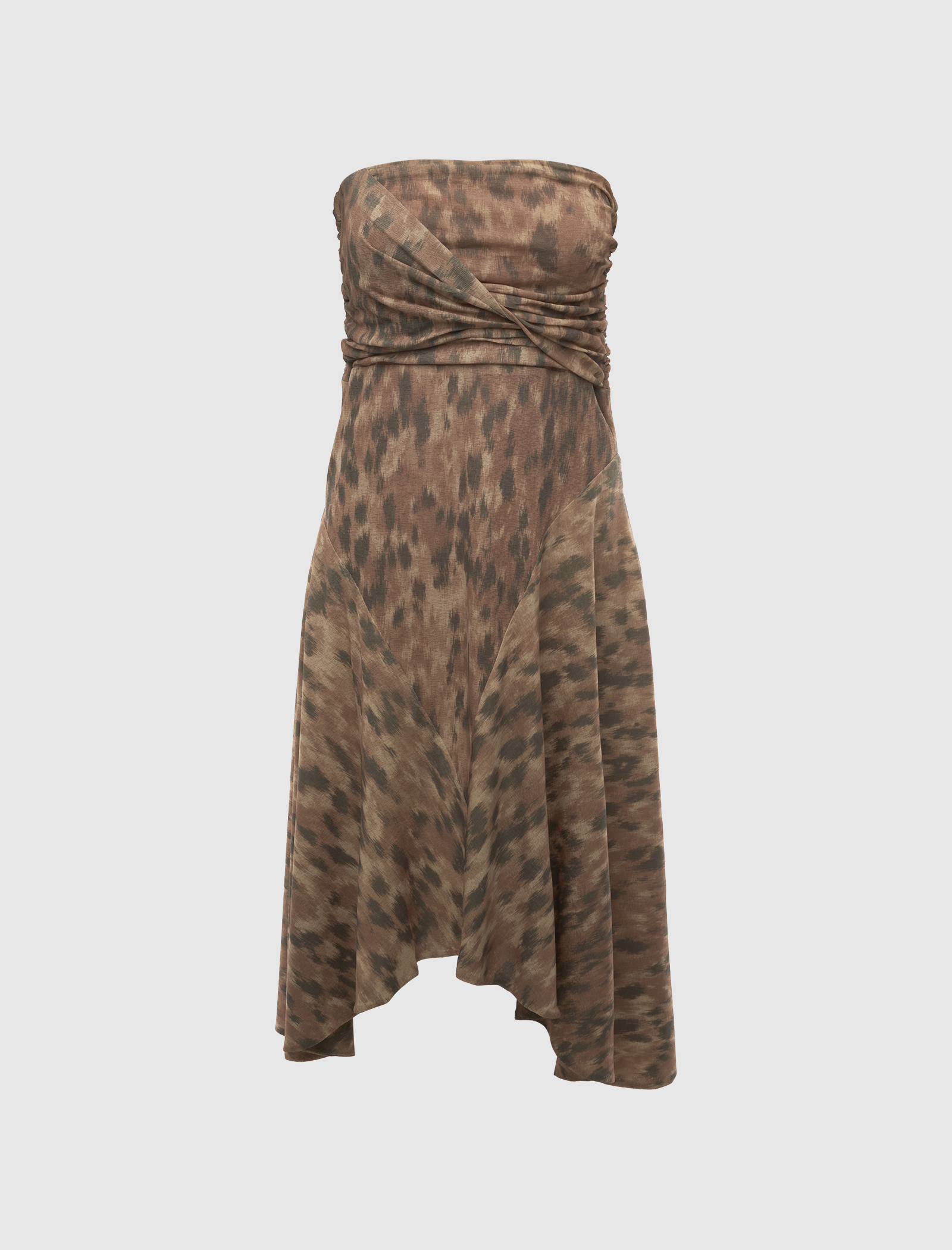 DRAPED LONG SKIRT