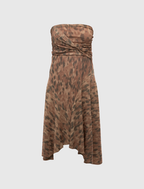 DRAPED LONG SKIRT