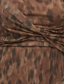 DRAPED LONG SKIRT