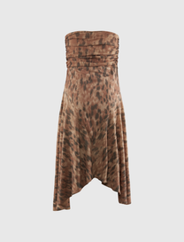 DRAPED LONG SKIRT