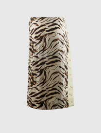 SHIBORI ORGANZA STRETCH SATIN SKIRT