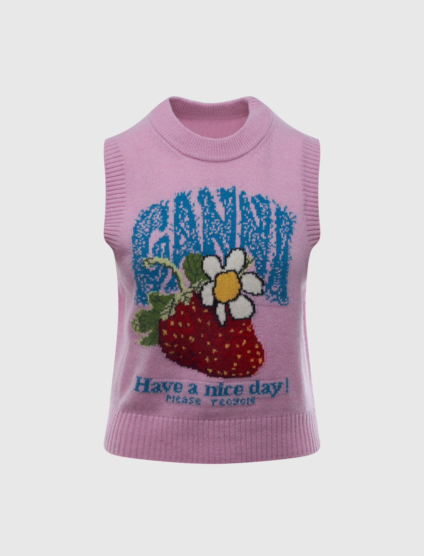 GRAPHIC WOOL VEST