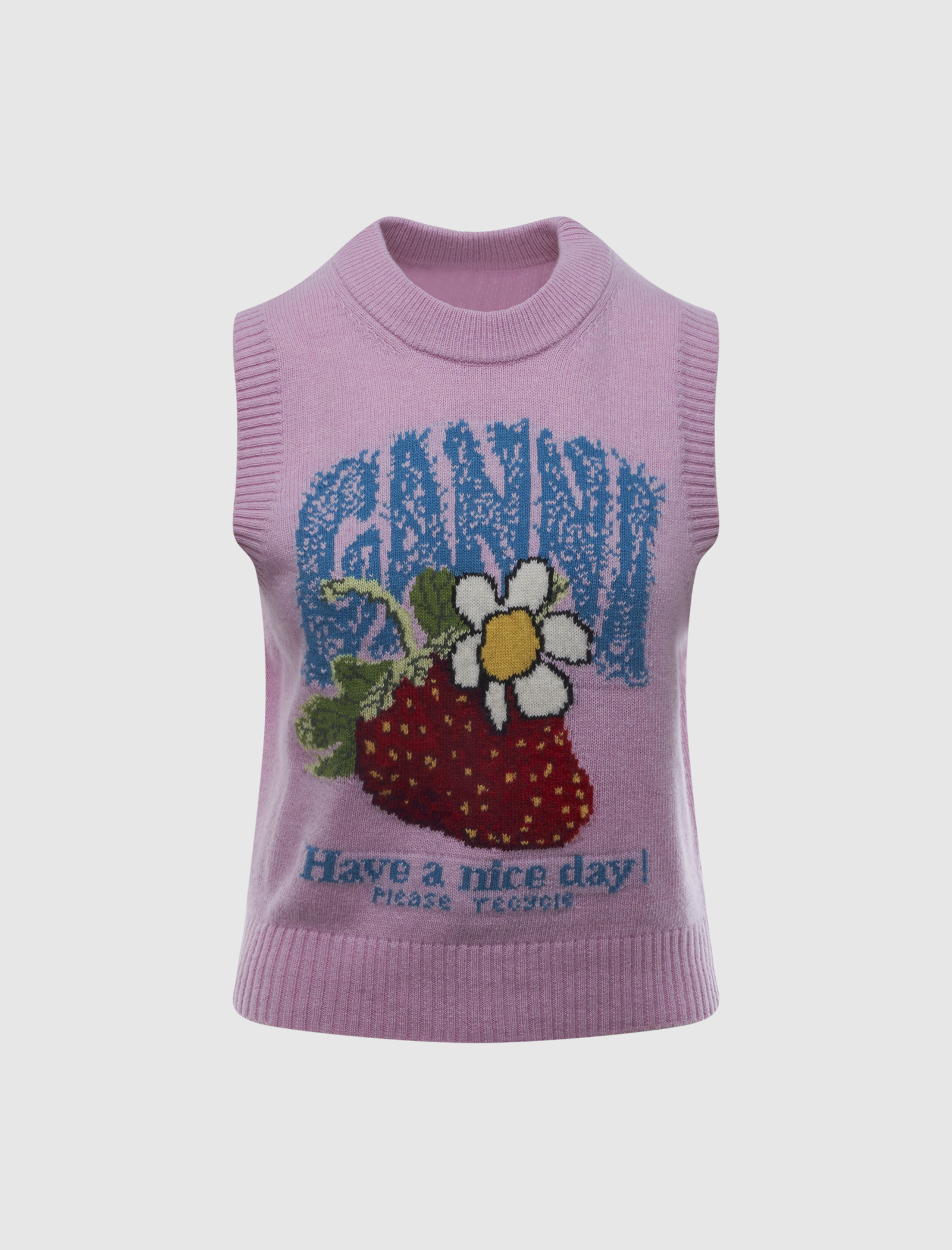 GRAPHIC WOOL VEST