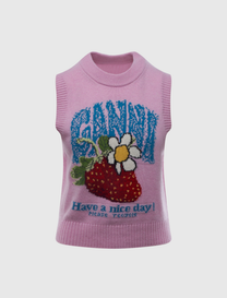 GRAPHIC WOOL VEST