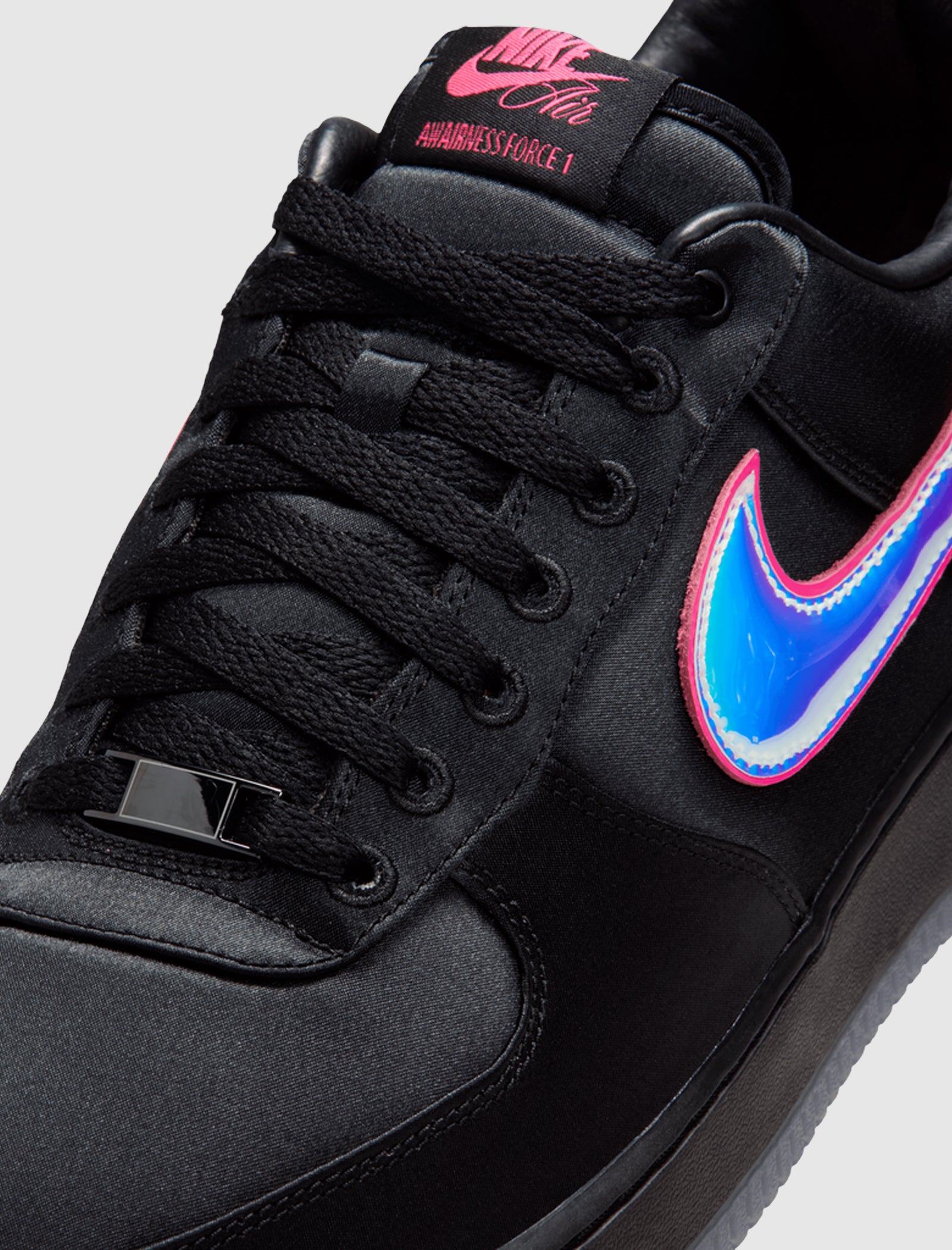 AIR FORCE 1 BREAST CANCER AWARENESS LUXE "BLACK/ HYPER PINK"