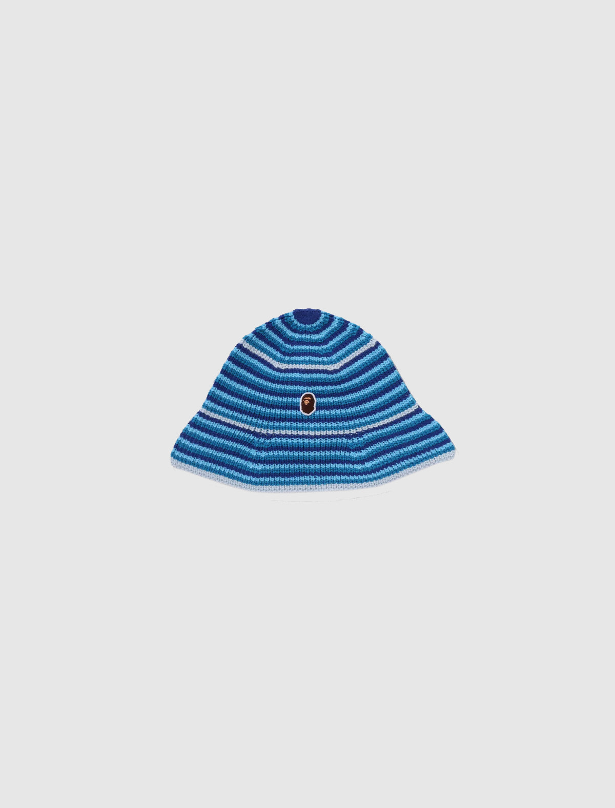 APE HEAD ONE POINT STRIPE KNIT HAT