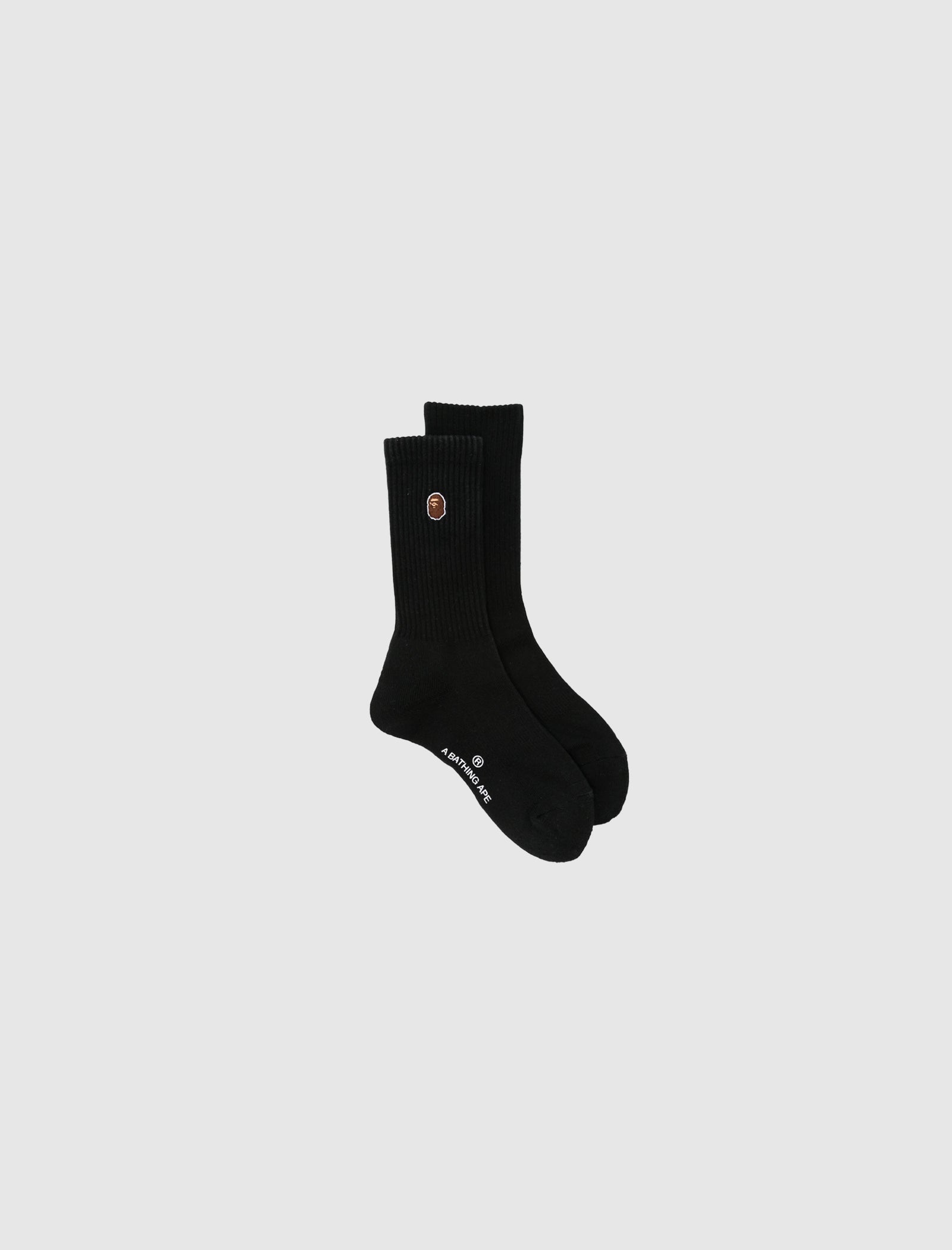 APE HEAD ONE POINT LOGO SOCKS