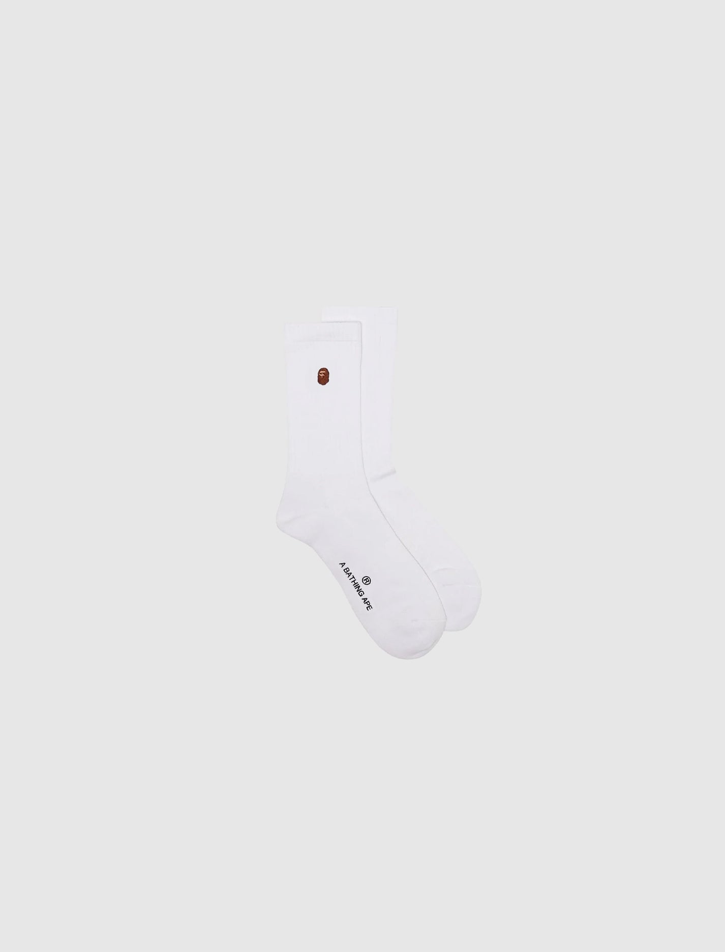APE HEAD ONE POINT LOGO SOCKS