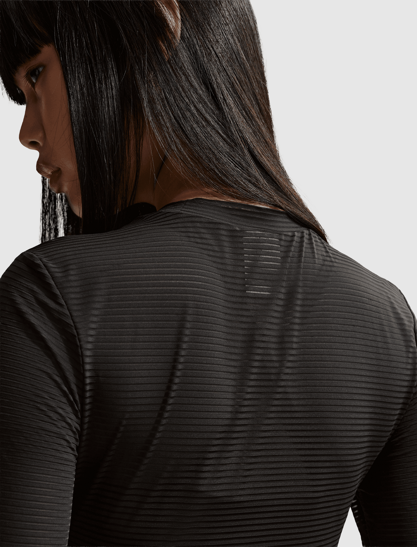 SHEER LONG SLEEVE TOP