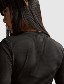 SHEER LONG SLEEVE TOP