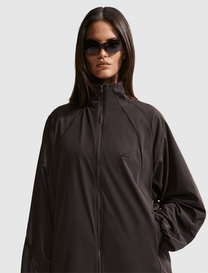 STRETCH NYLON OVERSIZED JACKET